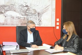 Συνάντηση Μπίζιου - Αγοραστού για όλα τα κρίσιμα ζητήματα του νομού Λάρισας